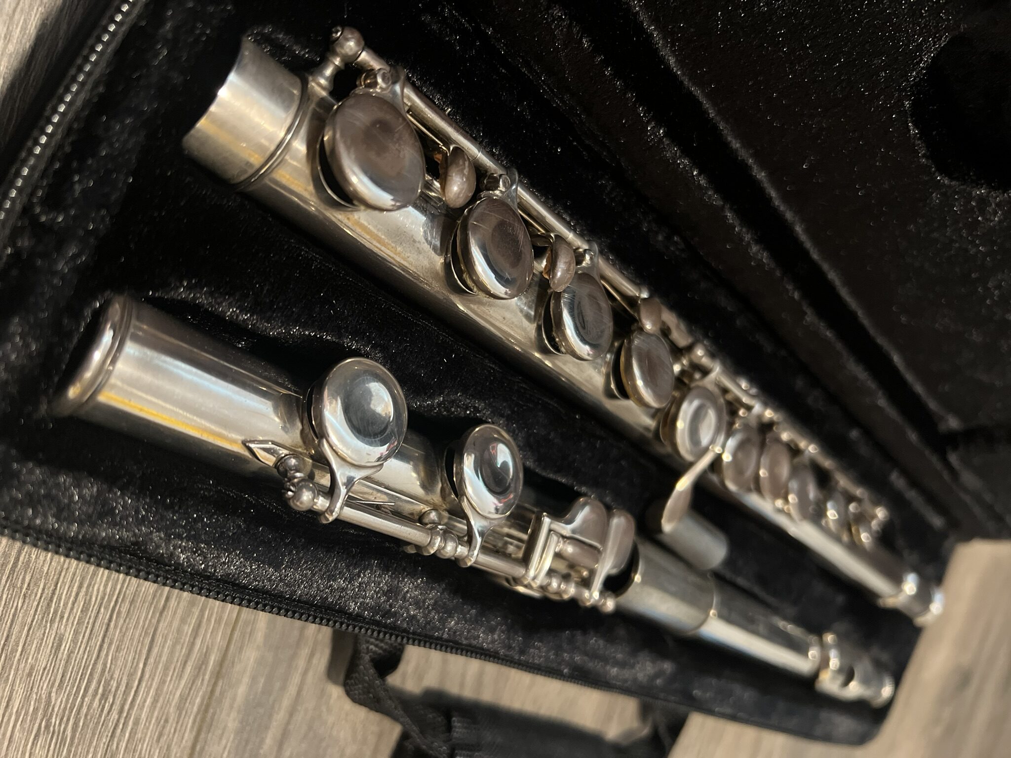 Vintage Haynes Solid Silver Flute C (1)