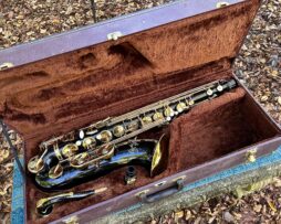 LA Sax Tenor Saxophone Black Nickel & Gold Lacquer Finish