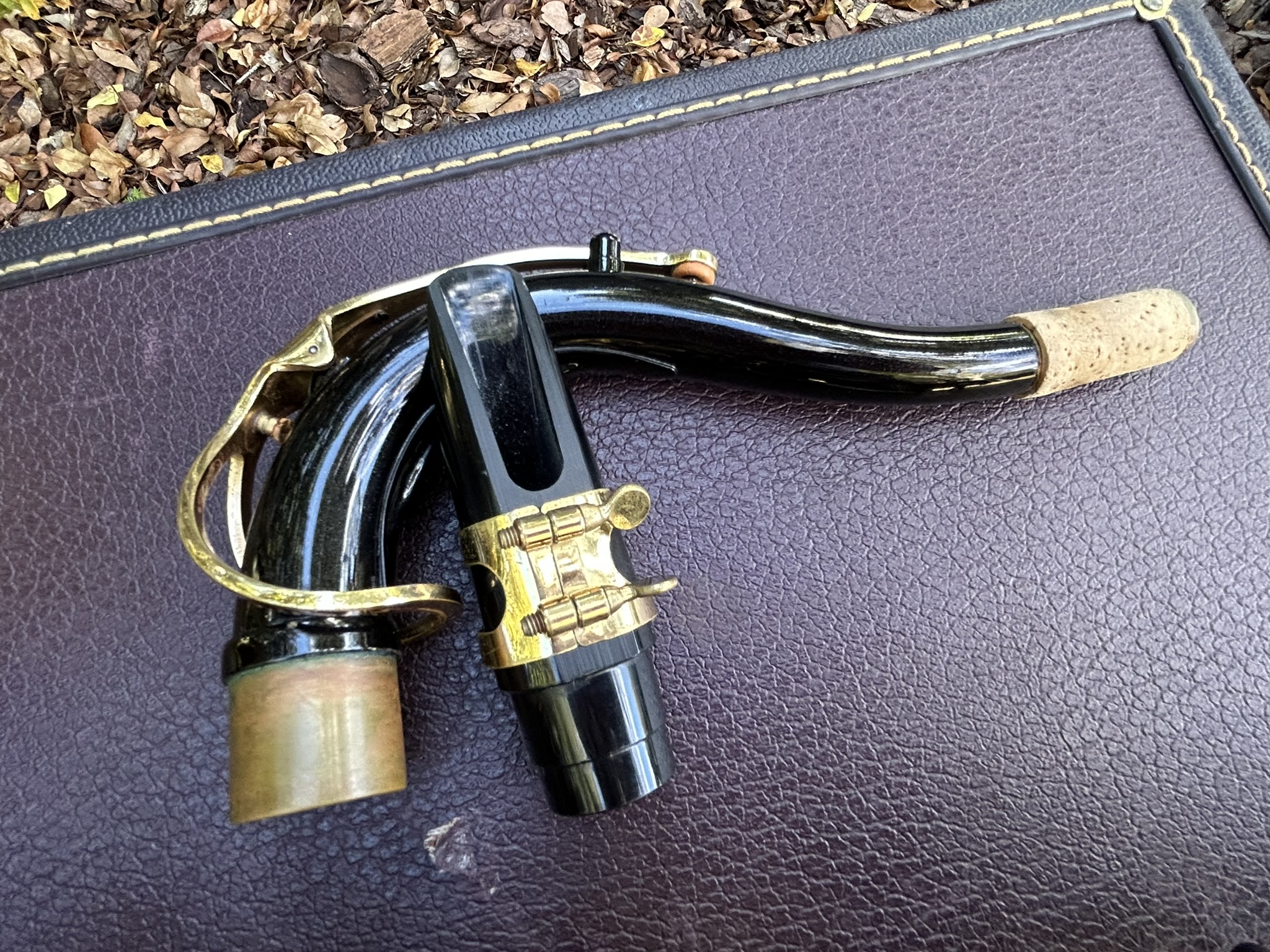 LA Sax Tenor Saxophone Black Nickel & Gold Lacquer Finish - Image 8