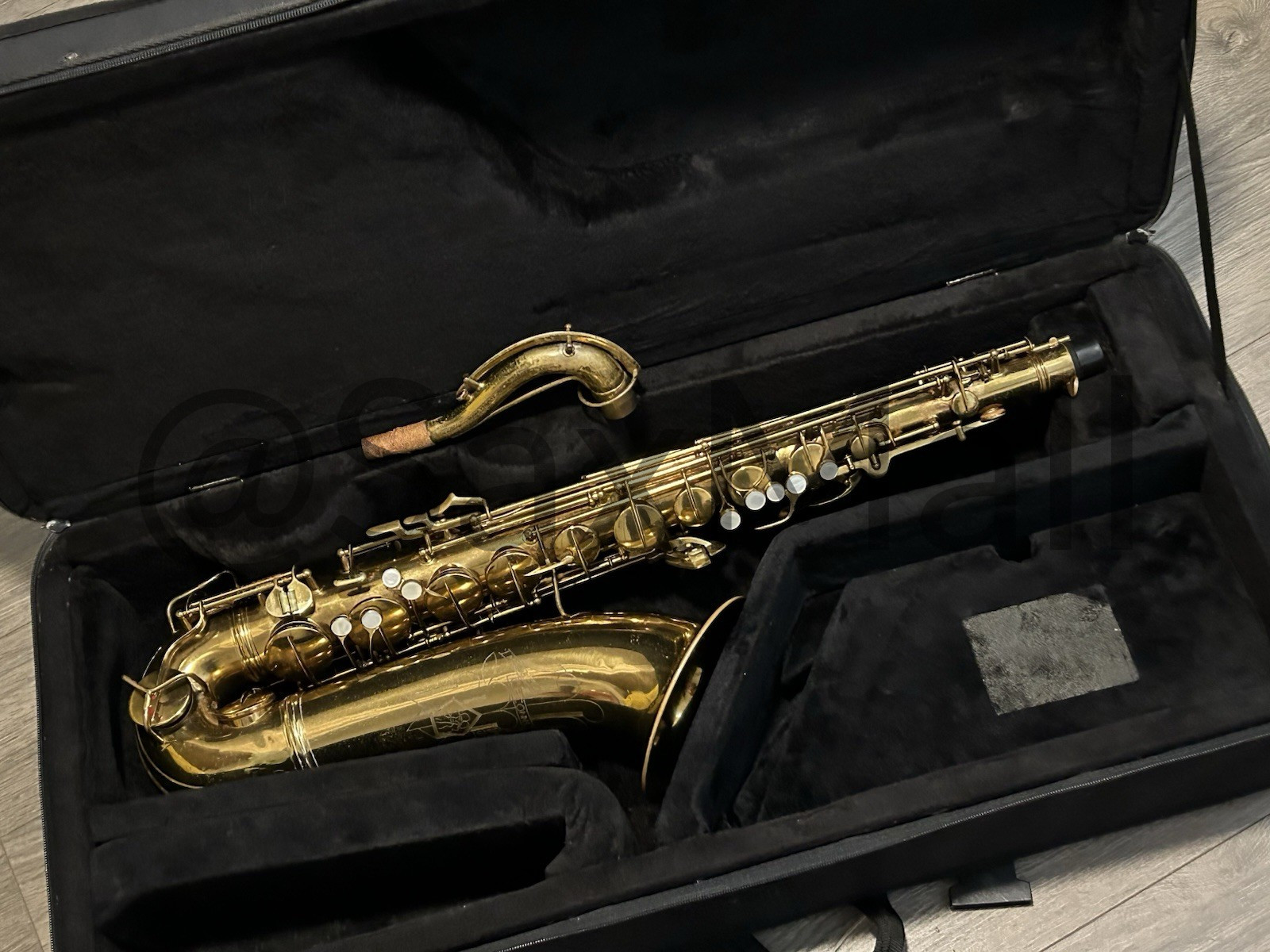 Vintage C.G. Conn Transitional 10M Tenor Saxophone Naked Lady LH Bell Keys