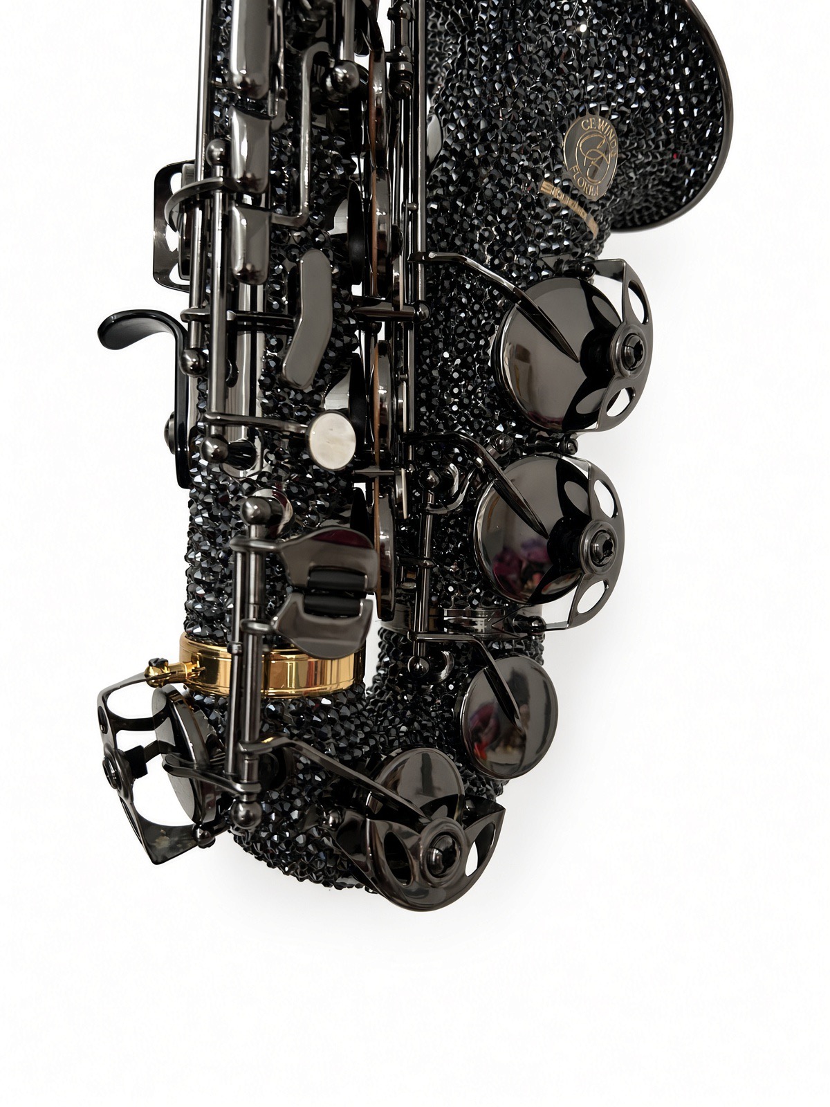CE Winds Original Diamond Series Alto Saxophone - Black Diamond (M2 Demo) - Image 2