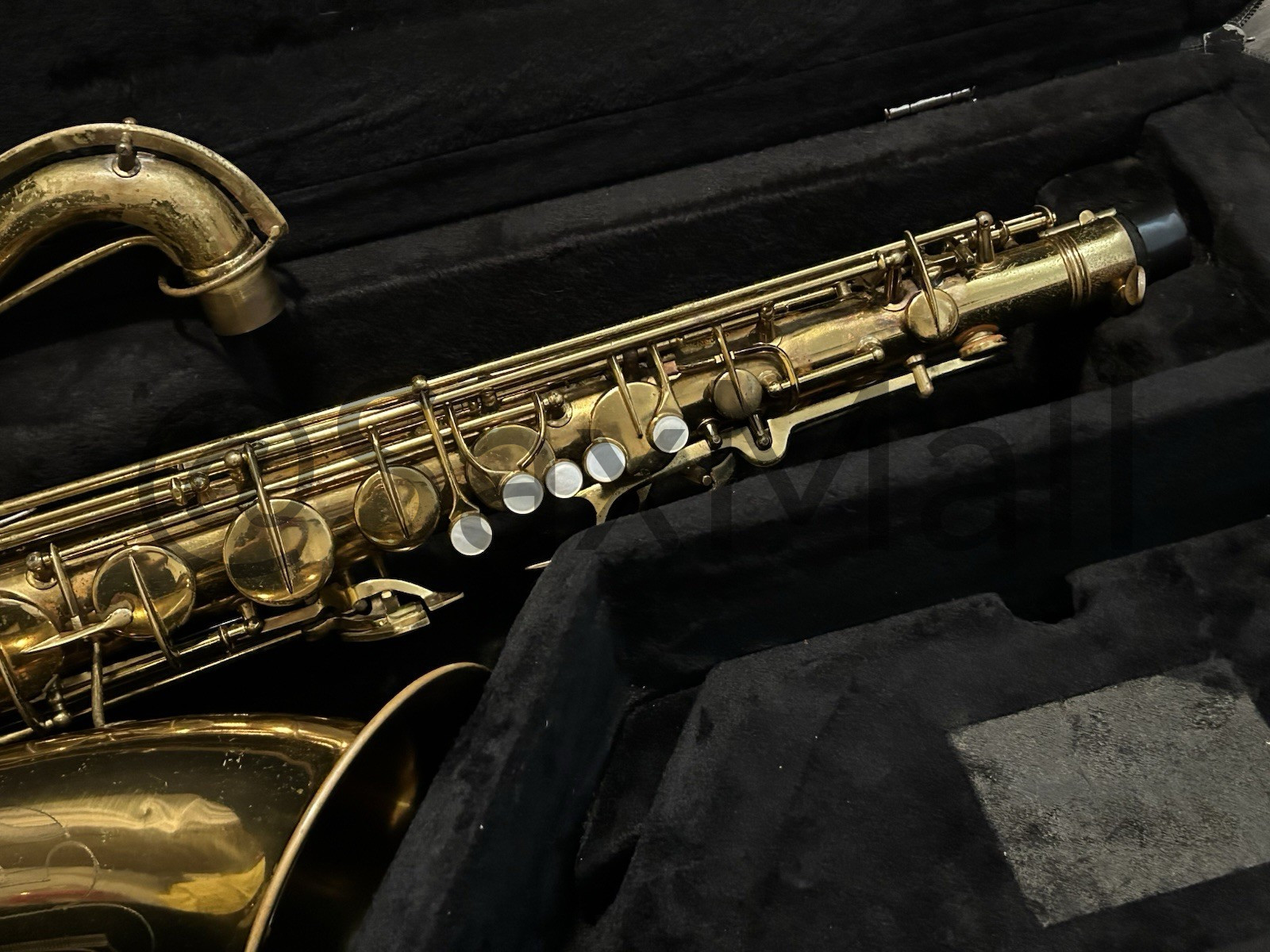 Vintage C.G. Conn Transitional 10M Tenor Saxophone Naked Lady LH Bell Keys - Image 3
