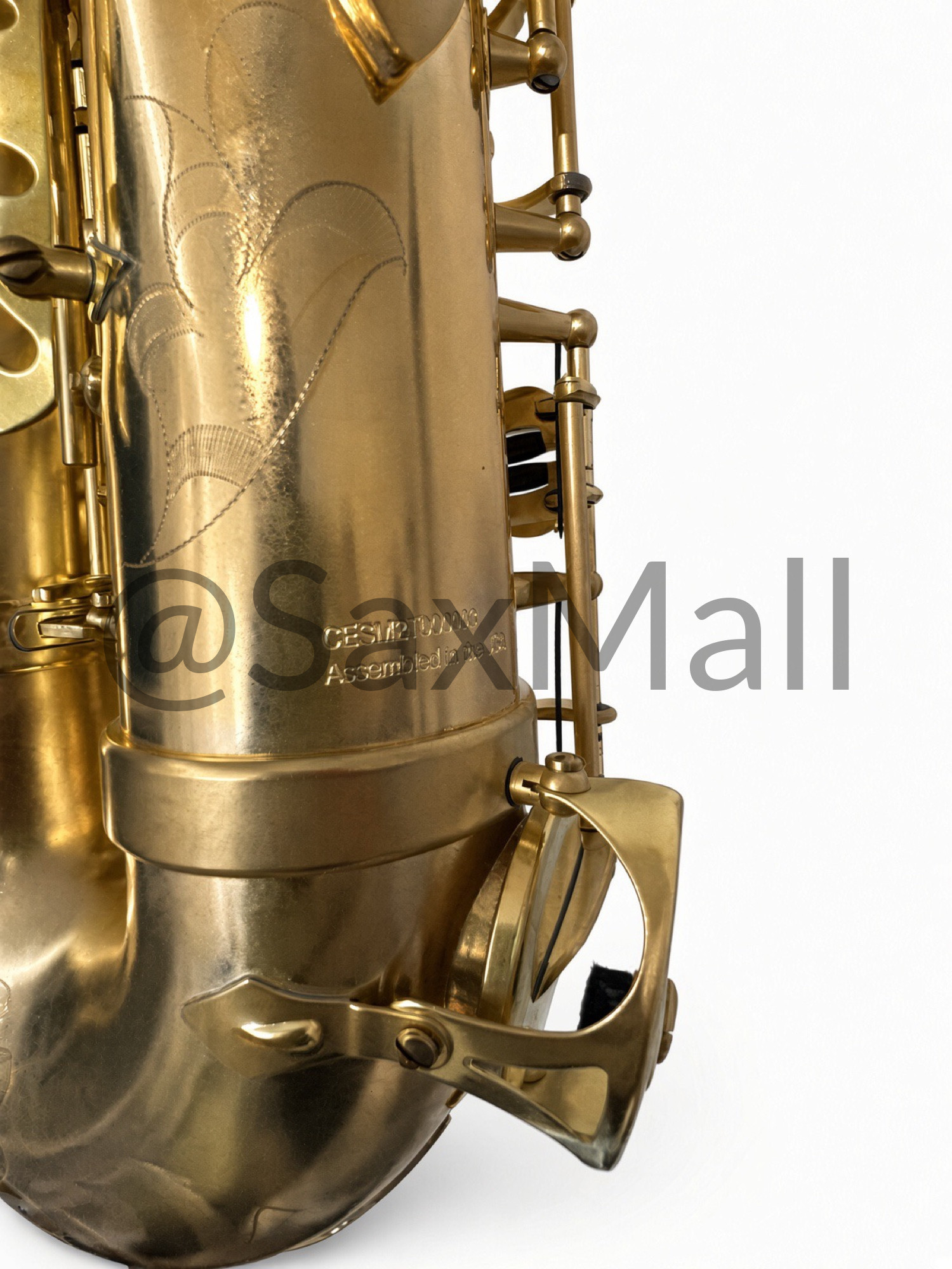 CE Winds Pure Resonance Tenor Saxophone M2 Demo - Matte Antique, Engraved - Image 3