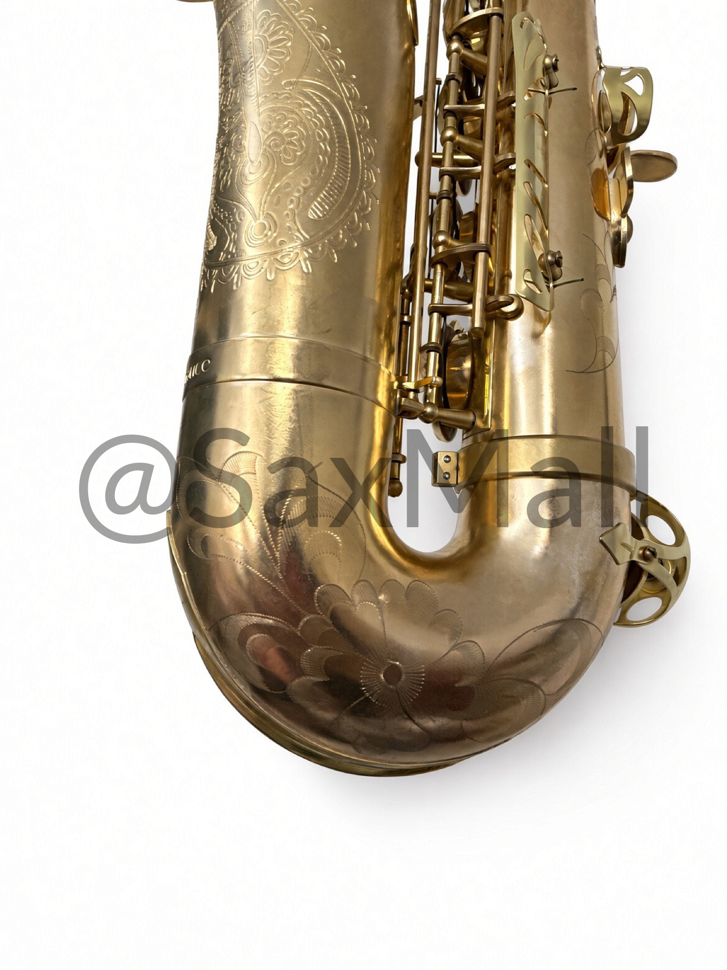 CE Winds Pure Resonance Tenor Saxophone M2 Demo - Matte Antique, Engraved - Image 6